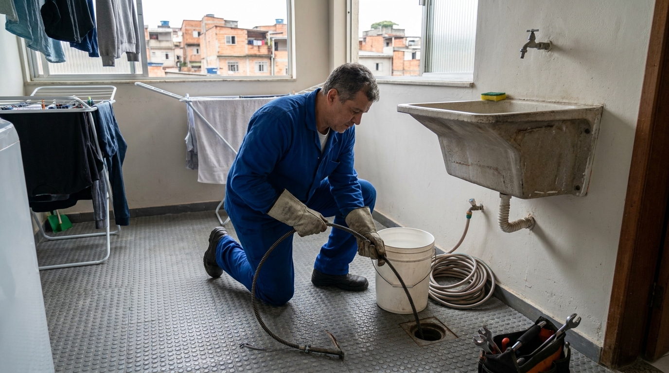 Desentupimento de Ralos Externos na Santa Fé, Contagem‑MG